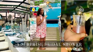 ⁠We surprised @NnekaNwogu ‘s sister-in-law with a beautiful luxe bridal shower