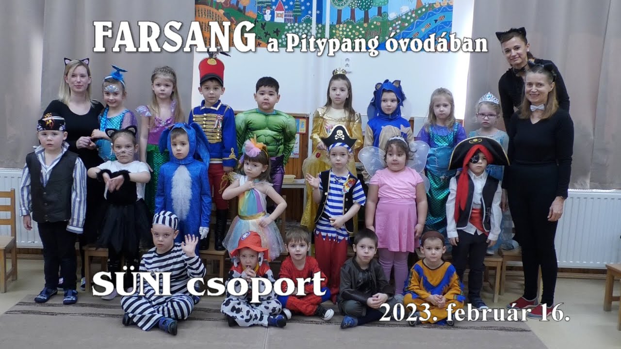 Farsang a hernádi Pitypang óvodában_Süni csoport 2023