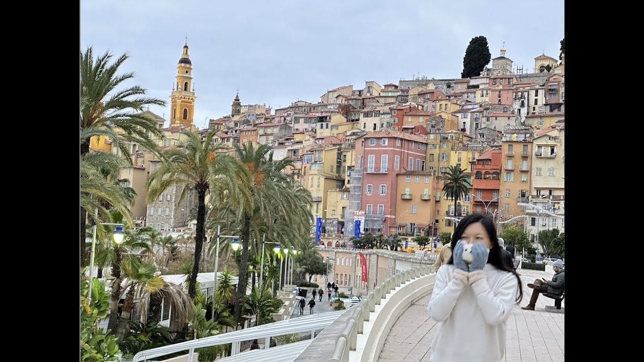 Menton, France in Jan, 2023 YouTube