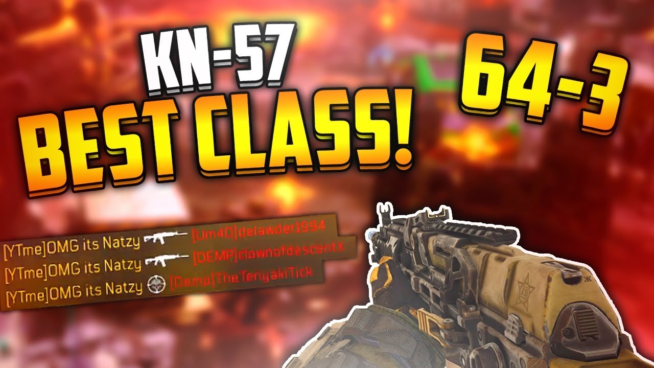 KN-57 "OVERPOWERED" CLASS SETUP BLACK OPS 4! COD BO4 KN-57 BEST CLASS!