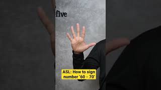 ASL numbers ‘60 - 70’
