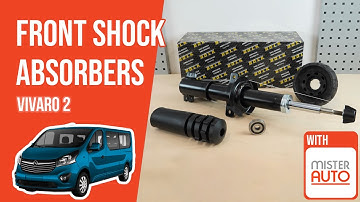 How to replace the front shock absorbers Vivaro mk2 ➿