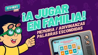 💥¡A JUGAR EN FAMILIA!💥-Memoria/Adivinanzas/Palabras Escondidas