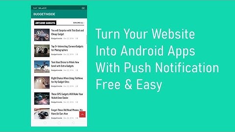 How Convert Any Website Into Android Apps In Android Studio With Push Notification Using Kotlin