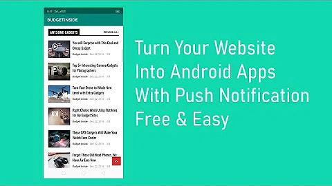 How Convert Any Website Into Android Apps In Android Studio With Push Notification Using Kotlin