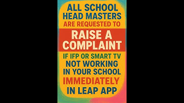 HOW TO MAKE COMPLAINT WHEN IFP OR SMART TV IS NOT WORKING IN LEAP APP