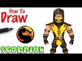 How to Draw Scorpion | Mortal Kombat