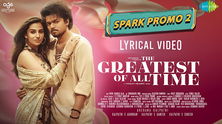 Spark Promo 2 - The Goat 3rd Single | Thalapathy Vijay | Yuvan Shankar Raja | Venkat Prabhu