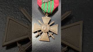 Военный крест Франция Нормандия Неман техник Croix de la Guerre 1939 France USSR Normandie Niemann