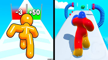 Tall Man Run vs Blob Runner 3D