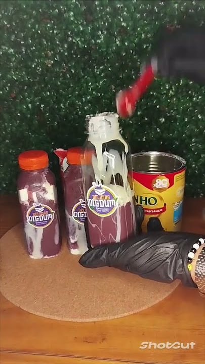 Acai batido leite ninho com leite condensado ! O mais pedido por aqui #açaí #açaidopará
