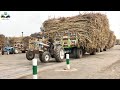 Ford 4610 | Tractor Stunt | Struggle to Pulling Trailer | Punjab Tractors