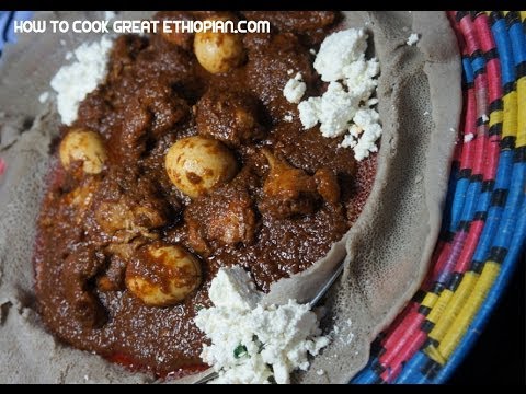 Doro Wat Recipe In English Ethiopian Cooking Spicy Chicken Stew Wot Wet Youtube