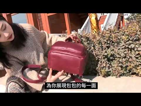 團購福利大放送！女士真皮手提包雙肩包