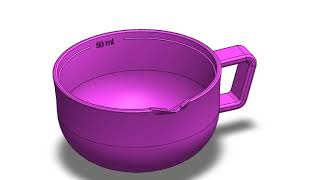 measuring cup or measuring jug 50 ml