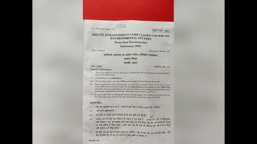 IGNOU SOLUTION OF ENVIRONMENTAL STUDIES BEVAE 181 FEB TEE 2021