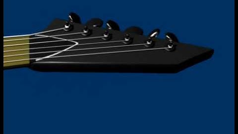 Blender Guitar Simulation