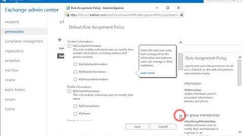 20345-1 Demo 41 Configuring role assignment policies