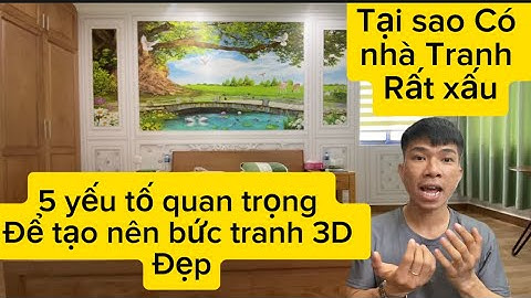 Bí quyết để chọn được bức tranh dán tường 3d đẹp nhất| tranh dán tường 3d