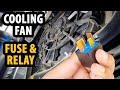 Radiator cooling fan not working in Kia Sportage, fuse &amp; relay check