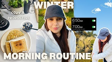7AM WINTER morning routine | Chatty GRWM, Productive Daily habits, how I ACTUALLY stopped being lazy