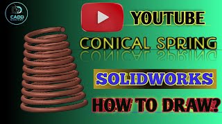 Famous CONICAL SPRING//HOW TO DRAW?//SOLIDWORKS//HELIX OPERATION//TUTORIAL @COMPUTERADDEDDRAFTING Net Worth