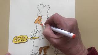 Zyllakarikaturen Tag 18 Brötchenbäcker