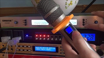 Dò tần số, Cài đặt Micro không dây Shure UGX 8,9,10 II nhanh nhất chuẩn nhất