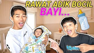 24 JAM ARIK JAGAIN ADIK B0CIL DIRUMAH?? LUCU BANGET😍 | Mikael TubeHD