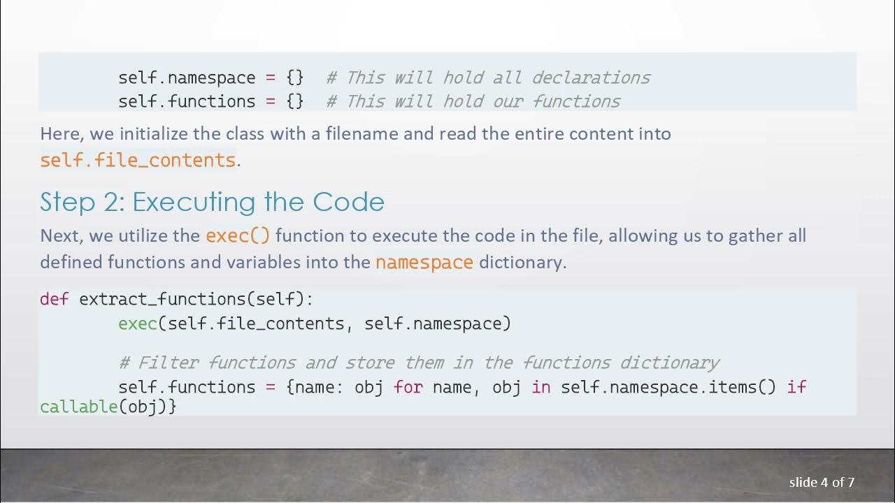 Efficiently Storing Functions from a Text File in a Python Dictionary ...