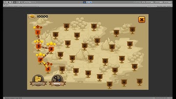 Amazing Dashed Line Level Connector animation with shadow! (Unity UI)