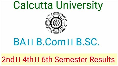 #CU Calcutta University 2nd 4th 6th Sem Exam Result Update || Even Sem Exam Result Date || Result ||