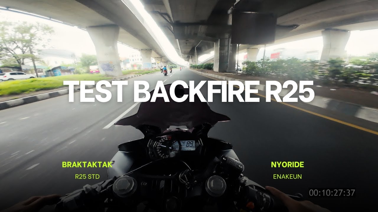 Test Ride Yamaha R25 Standar | Suara Knalpot & Backfire Alami - YouTube