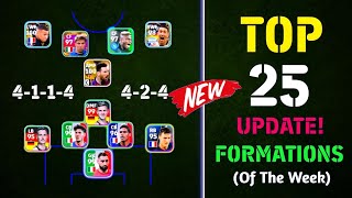 Top 25 New Hidden Formations In eFootball 2024 Mobile | 4-2-4 Still Available!?