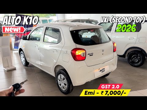 Maruti Alto K10 VXI 2026 ❤️ | GST 2.0 में ₹ 40,000/- की महाबचत ✅ | Alto K10 Second Top Model Review