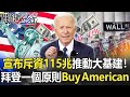 宣布斥資115兆推動「大基建」！！拜登只有一個原則「Buy American」！！【關鍵時刻】20210429-4 劉寶傑 黃世聰 李正皓 翁偉捷 吳子嘉 王瑞德