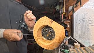 ダメージオンコ材のエポキシ樹脂の一輪挿し