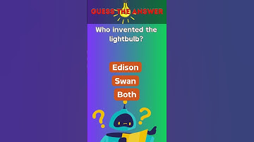 "Did you know? Who invented the lightbulb? 🤔 Is it Edison, Swan, or Both?  #education