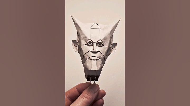 Ow cool you fold origami cranes - well yes, but no, no it's different, think faces in 3d. #origami