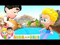 Anna and Niki Build Underground Swimming Pool With Water Slide | Funny Story for Kids