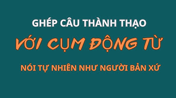 Ghép Câu thành thạo Với Cụm động từ |Ngắn và đơn giản Những câu tiếng Anh thông dụng đi đâu cũng nói