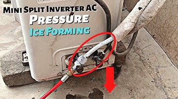 ICE Freezing on Mini-Split AC Suction Pipe Line