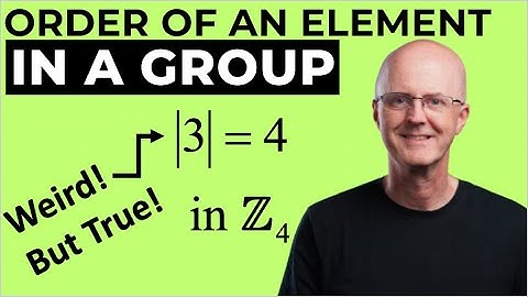 Order of an Element in a Group Examples: U(n) Groups, ℤn Cyclic Groups, D4 Dihedral Group