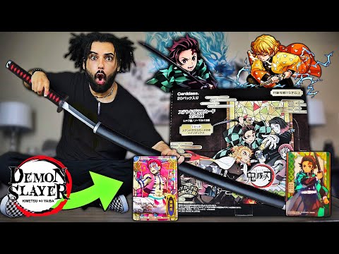 demon slayer stained glass booster box Bandai Slayer: Character Collector Cards (Box) Carddass Demon Slayer Kimetsu no