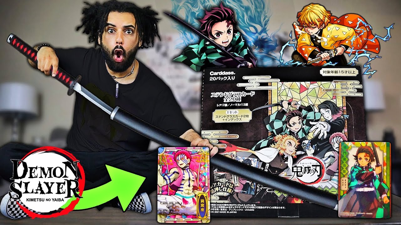 Opening MYSTERY DEMON SLAYER HASHIRA STAINED GLASS CARD SET!! *I PULLED THE  FULL SET!!* - YouTube