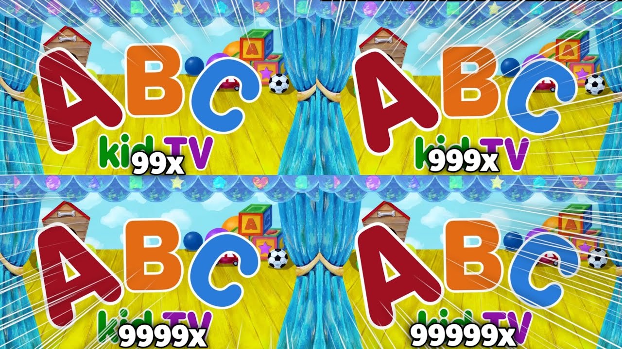 ABC Kids Tv Old 2026 Intro Logo at 99999x Speed Jiggles