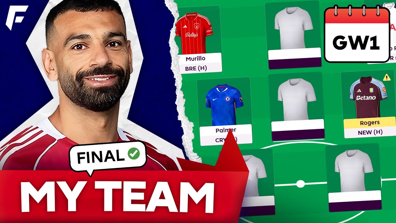 MY FINAL FPL 2025/26 TEAM 🌍 TOP 5K LAST SEASON! 🔒