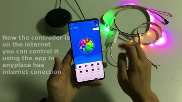 Setting up the SP501E smart speaker LED controller works with Amazon Alexa for pixel LED strip