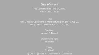 Daily Non-IT Jobs Opportunities 2026-10-04 screenshot 2
