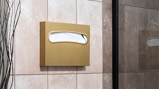 Vellora Gold Toilet Seat Cover Dispenser | Installation & Benefits